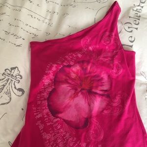 Express one-shoulder tank